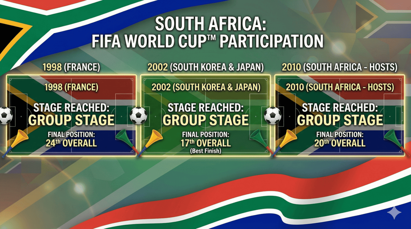 Bafana Bafana, la strada lunga verso il grande palcoscenico